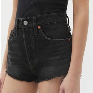 Levis Black Jean Shorts